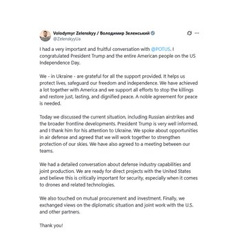 El mensaje de Volodimir Zelensky