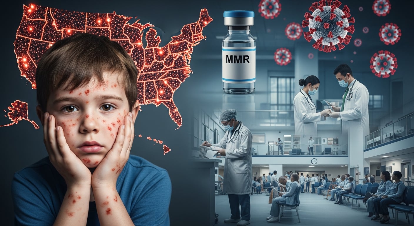 Estados Unidos confirmó 2.231 casos de sarampión hasta el 9 de julio de 2026 y quedó cerca del total de 2025. (Imagen Ilustrativa Infobae)