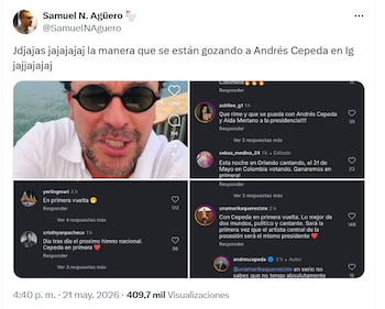 El cantante colombiano cierra los comentarios en una publicación de Instagram para evitar debates políticos en sus plataformas digitales - crédito SamuelNAguero/X