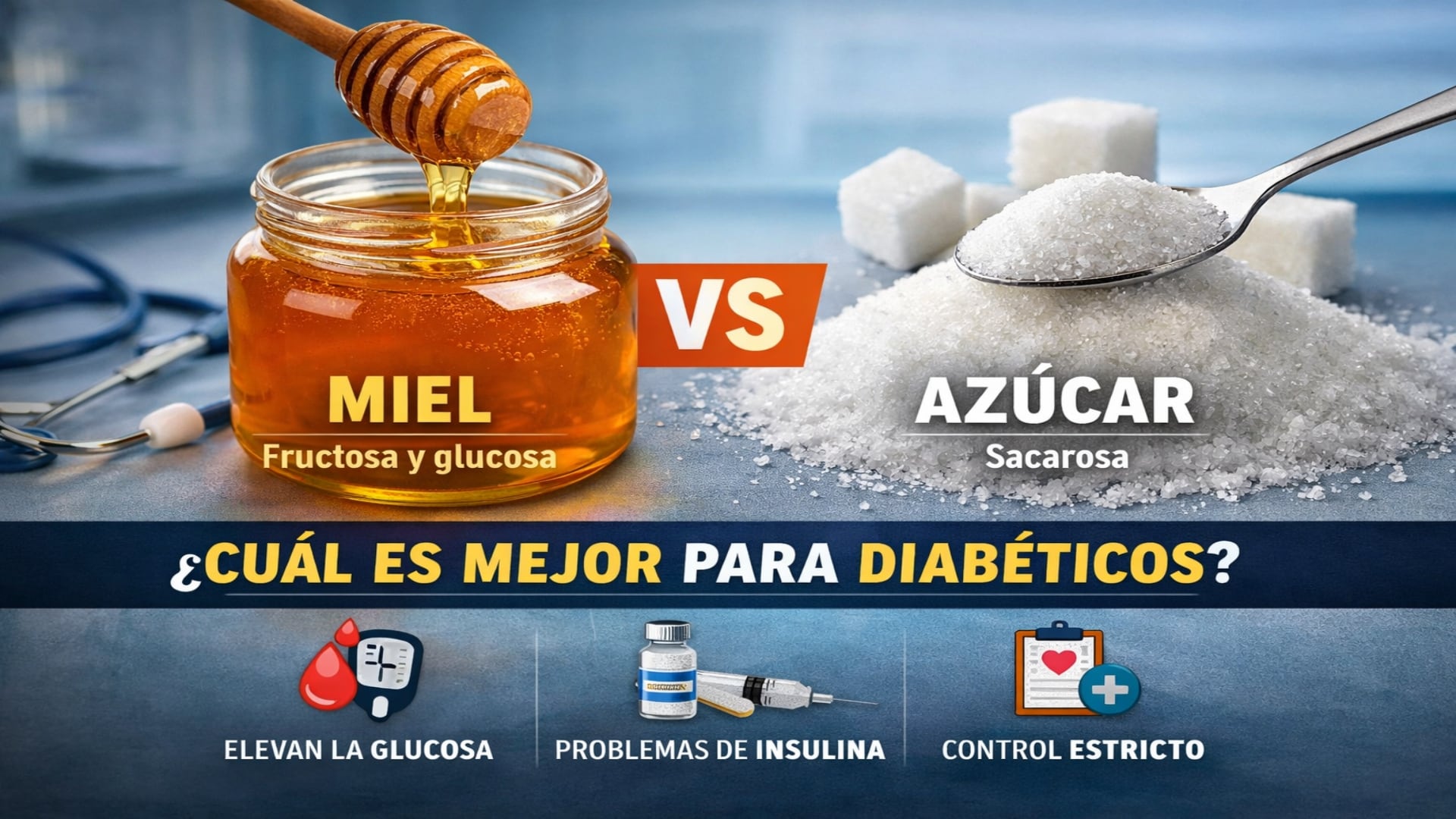 ¿Es mejor la miel que el azúcar para diabéticos? Expertos aclaran el mito
