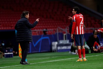 El defensa uruguayo del Atlético