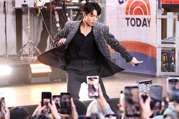 El cantante Jungkook de BTS