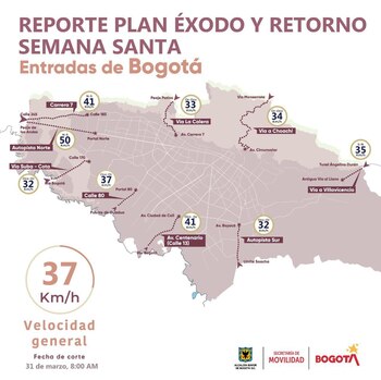 Se registra bajo flujo vehicular