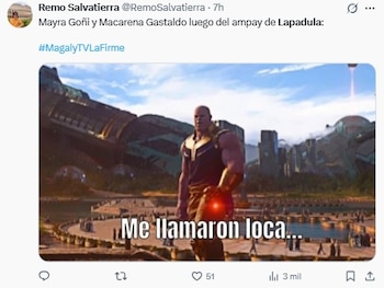 Un meme de Thanos con