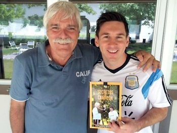 Messi y el profe Salorio