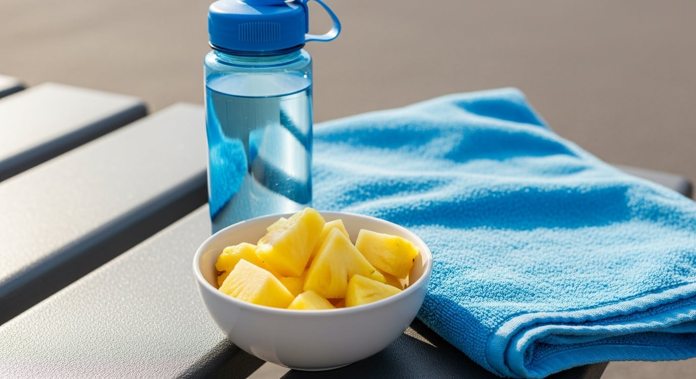 El hábito de comer piña antes de competir también puede responder a preferencias personales, factores culturales y rutinas que influyen en la confianza del deportista (Imagen Ilustrativa Infobae)