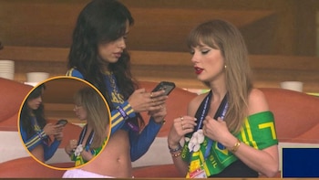 Camila Cabello y Taylor Swift: el montaje viral que engañó a las redes durante el Brasil-Escocia
