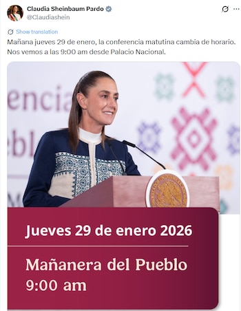 Crédito: X(@Claudiashein)