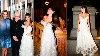 Pampita fue a la Semana