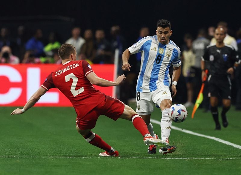 Marcos Acuña participó en los cuatro títulos de la Selección con Scaloni al mando (Crédito: Reuters/Agustin Marcarian)