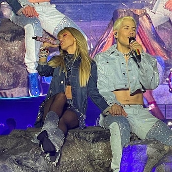 Anahí y Christian Chávez rindieron