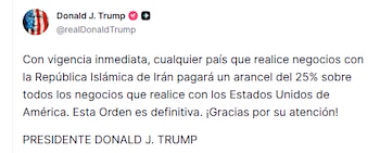 El anuncio de Donald Trump