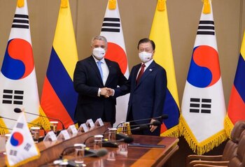 En la imagen, el presidente