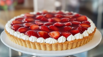 La tarta se caracteriza por