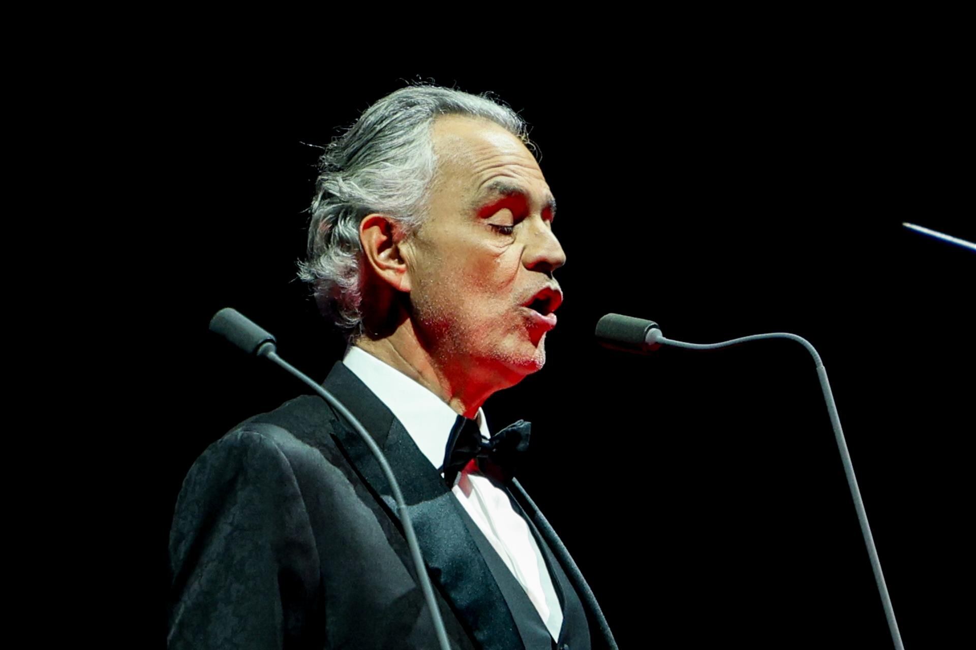 El tenor italiano Andrea Bocelli