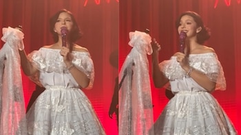 Angela prometeu continuar cantando