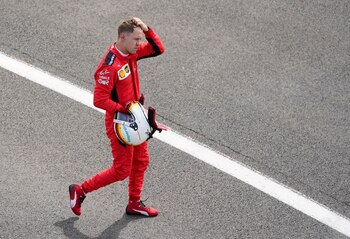 Vettel terminó décimo en el
