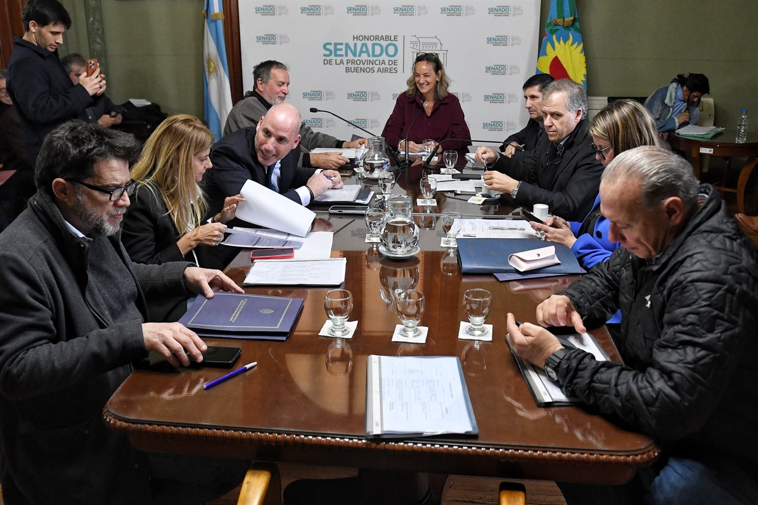 La comisión de Reforma Política del Senado bonaerense se reunió este martes, sin dictamen sobre proyectos en particular (Foto: Senado BA)