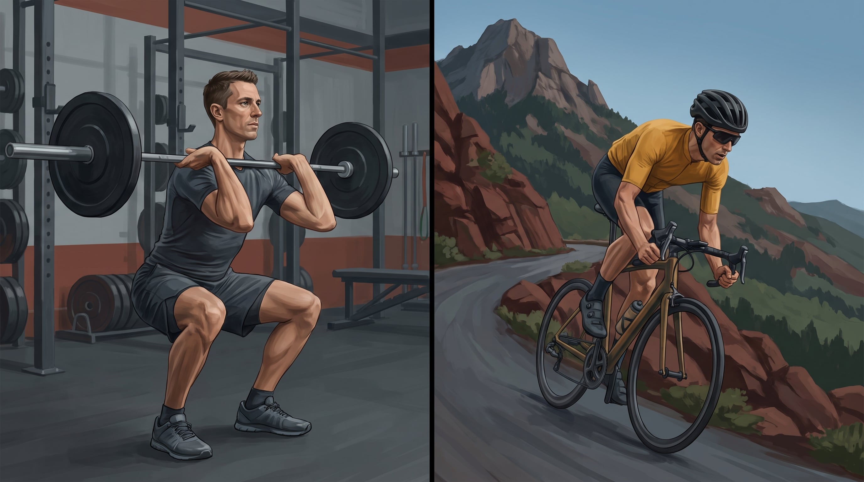 El ciclismo de ruta, las carreras con desnivel y la escalada exigen ganar fuerza sin elevar el peso corporal frente a la gravedad (Imagen Ilustrativa Infobae)
