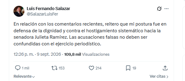 (X/ Luis Fernando Salazar)