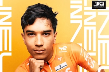 Netcompany INEOS oficializó la contratación del colombiano Juan Diego Quintero para la INEOS Grenadiers Academy sub-23-crédito @NetcompanyINEOS/X