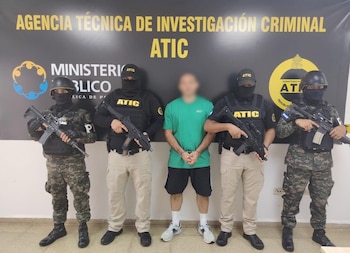 En San Pedro Sula, Nelson Roberto Sandoval Zúñiga fue detenido por agresión sexual continuada y tratos degradantes contra dos menores de edad./ (Ministerio Público de Honduras)