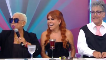 Lucía de la Cruz compartió el jurado con Koki Belaunde en la definición del certamen, donde resultaron ganadores Lucho Cuella, Dayanita y Vernis Hernández. Captura ATV