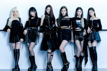 Integrantes del grupo de K-pop,