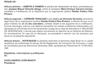 La solicitud, presentada por un