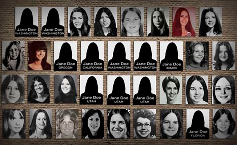 Las víctimas del asesino serial Ted Bundy