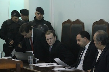 César Gregorio, en el centro