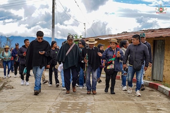 El Consejo Regional Indígena del Cauca denunció un ataque con explosivos lanzados desde drones contra el Resguardo Indígena de Chimborazo - crédito @CRIC_Cauca/X