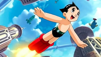 Astro Boy salta de la