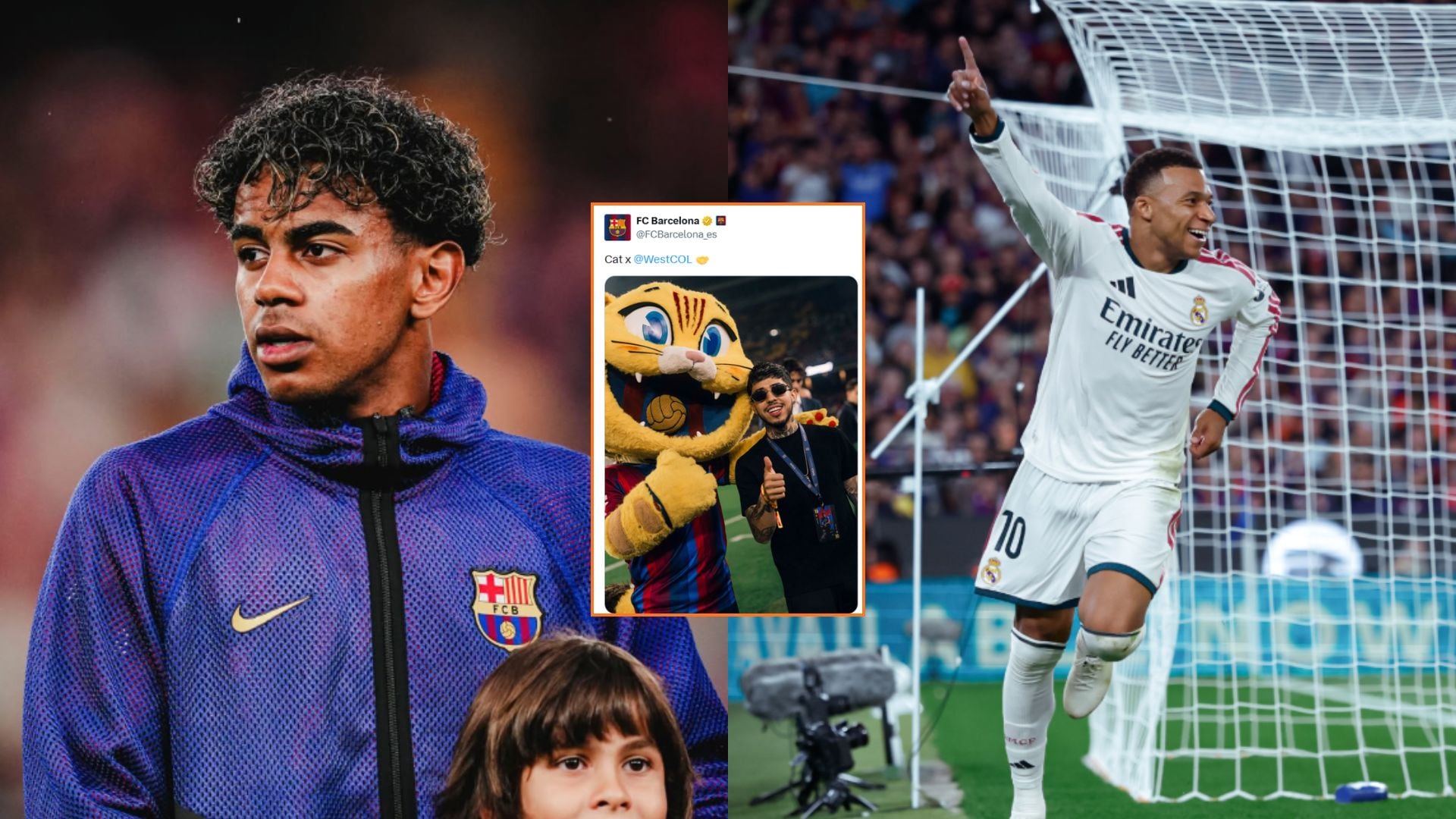 Video | Westcol compartió con el FC Barcelona en la previa del partido ante Real Madrid: así fue su encuentro con el hermano de Lamine Yamal