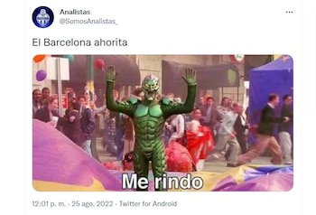 Memes de Barcelona vs Bayern