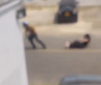 La mujer recibió un disparo