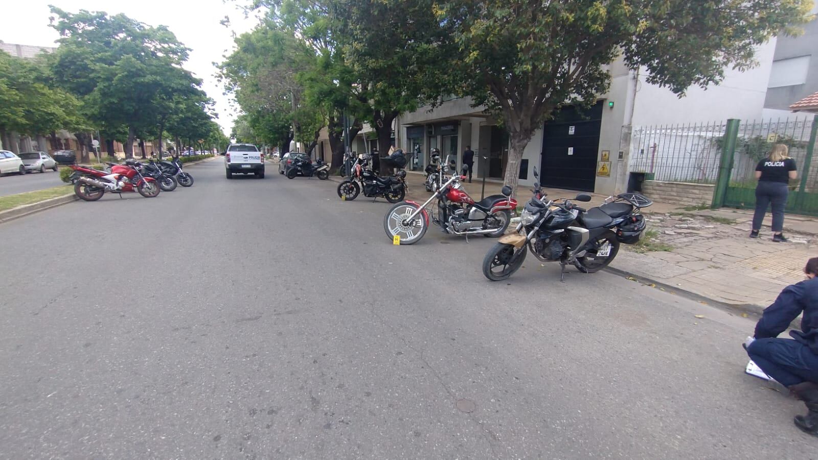 Las motos secuestradas