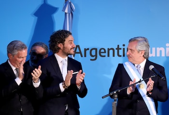 Alberto Fernández y Santiago Cafiero