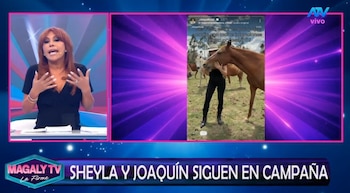 Magaly Medina arremete contra Sheyla Rojas y le recuerda a Sir Winston por defender a Joaquín Ramírez: “Contigo no se iba a casar”. Captura: Magaly TV La Firme.