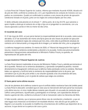 El recorrido judicial del caso M.