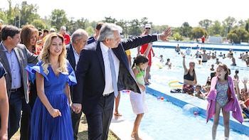 El presidente Alberto Fernández recorrió
