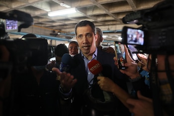 El líder opositor venezolano Juan