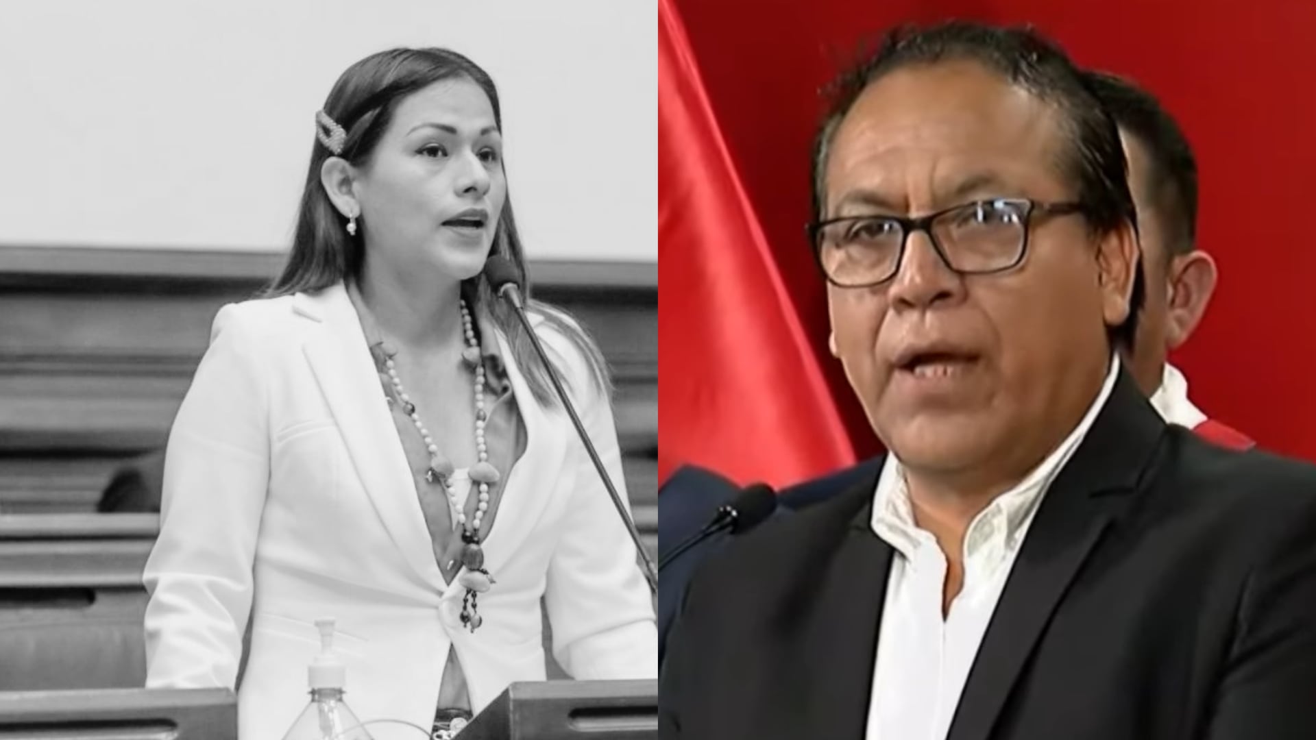 Silvana Robles es suspendida por presuntamente incumplir un acuerdo de voto: Roberto Sánchez advierte que podría ser expulsada de Juntos por el Perú