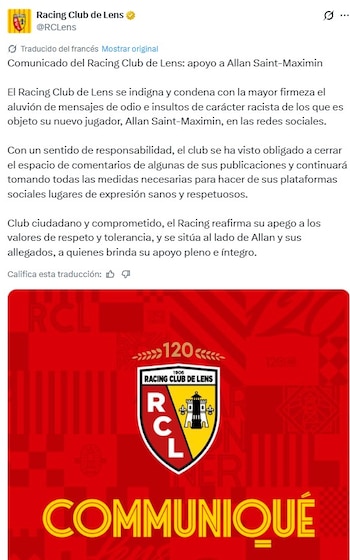 La institución cerró comentarios y