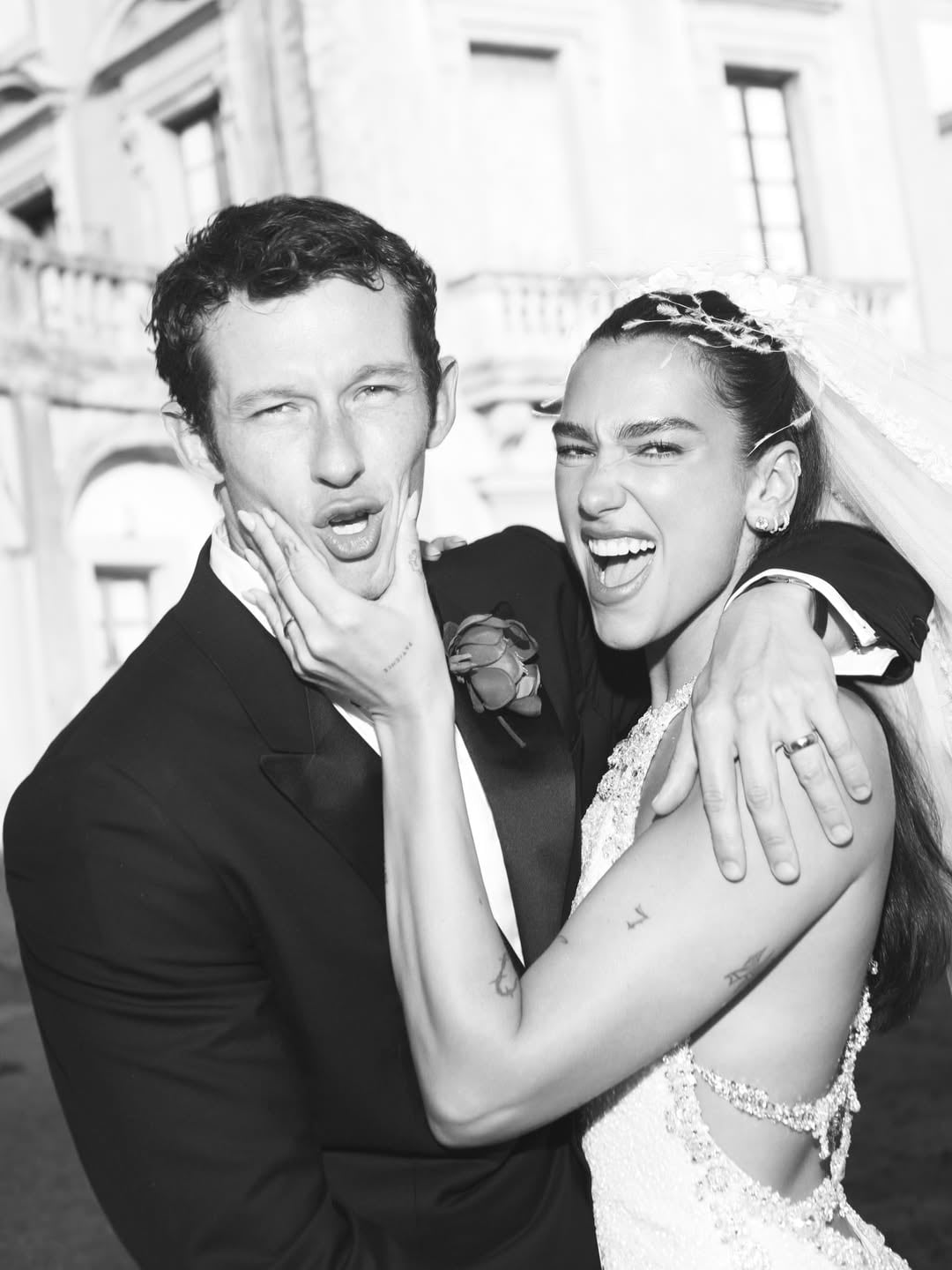 Las primeras imágenes de la boda de Dua Lipa y Callum Turner (Instagram)