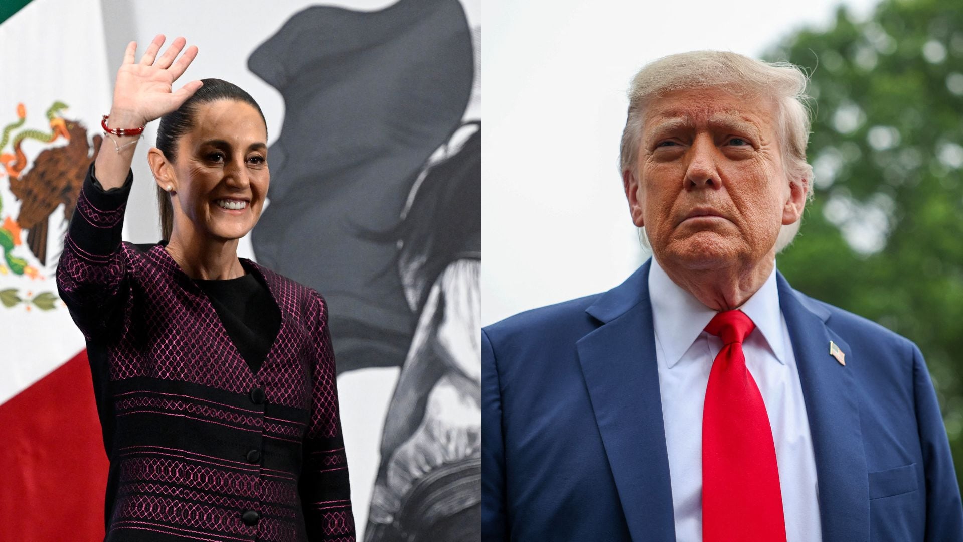 Claudia Sheinbaum y Donald Trump hablaron por teléfono sobre el acuerdo comercial, destapa prensa de EEUU. (AFP)
