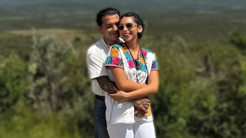 Christian Nodal y Ángela Aguilar