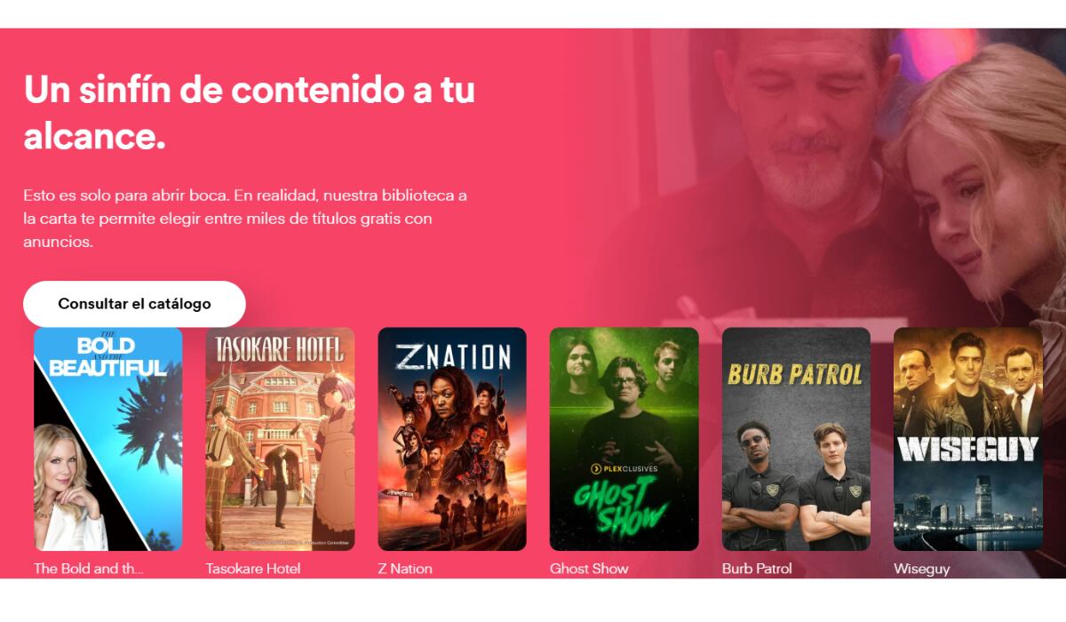 Esta forma es similar a Magis TV, pero es segura. (Plex TV)