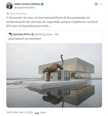 El exalcalde de Bucaramanga, Jaime