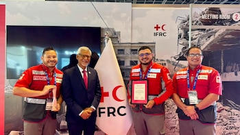 Cruz Roja Costarricense logra tercer lugar en Copa Mundial de Primeros Auxilios en Dubái